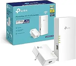 TP-Link TL-WPA7817 KIT Powerline Adapter WLAN, AV1000, WiFi 6 AX1500 Dualband, Gigabit Ethernet, ...