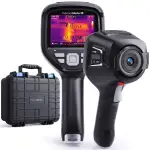 Thermal Master Wärmebildkamera 512x384 X³Auflösung, Infrarotkamera mit 3,5" IPS Display, Makro-Objektiv & Laser, WLAN/PC-Analyse, ±1,5°C Genauigkeit, Profi-Tool für Elektro-Inspektion & HVAC(Thor 001)
