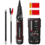 KAIWEETS netzwerktester – RJ45 RJ11 netzwerkkabel tester Telefonkabeltester,netzwerk kabeltester LAN-Kabeltester, geeignet für Kabelverfolgung, Telefonleitungstests und Durchgangsprüfungen