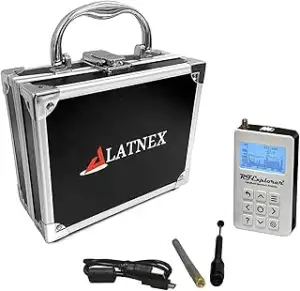 RF Explorer Spectrum Analyzer WSUB1G Plus – Slim, LATNEX Aluminium-Tragekoffer, tragbarer Spektru...