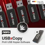 Nero USBxCopy | Profi USB Kopiersoftware | USB-Sticks klonen & mehrfach kopieren | Sicher löschen & formatieren (FAT32/NTFS/exFAT) | ISO & Raspberry Pi OS erstellen | 1 PC | Windows 11 / 10 / 8 / 7