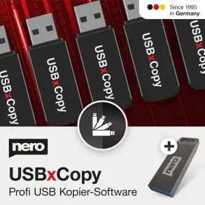 Nero USBxCopy | Profi USB Kopiersoftware | USB-Sticks klonen & mehrfach kopieren