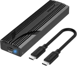 SABRENT NVMe Gehäuse USB 3.2 Type-C für M.2 SSDs 2230/2242/2260/2280, nur NVMe (