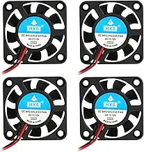 4er Pack 12V 40mm Lüfter Leise - DC Axiallüfter 40x40x10mm (4010) mit 15cm Kabel