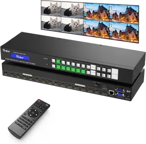 4K HDMI Matrix Switch 8x8 mit Web-Steuerung & 3.5mm Audio-Extraktor 4K@30Hz Rack