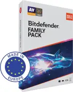Bitdefender Family Pack - Total Security für 15 Geräte | 1 Jahr Abonnement | PC/Mac/iOS/Android | Aktivierungscode per Post