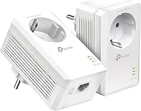 TP-Link Powerline Adapter Set TL-PA7017P KIT(1000Mbit/s, mit Steckdose, Gigabit-Port, Plug&Play, ...