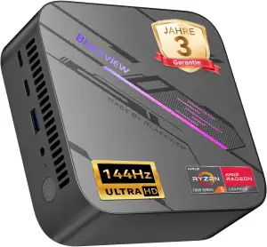 Blackview MP100 Mini PC Win 11 Pro, AMD Ryzen 5 7430U Computer, 16GB DDR4 512GB 