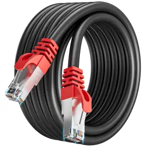 Soibke LAN Kabel 5 Meter Cat 7, Ethernet Kabel Geschirmtes Netzwerkkabel 5m High