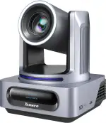 Tenveo 4K PTZ-Kamera mit NDI, AI-Auto-Tracking, 20-Fach Optischer Zoom, 3G-SDI USB3.0 HDMI LAN PoE Ausgänge, Live NDI IP-Streaming für Konferenzen, YouTube, OBS, vMix.（VX20M-4KN）