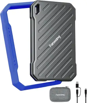 fanxiang Externe 1TB SSD Festplatte, Bis zu 2000MB/s, 20Gbps USB 3.2 Gen 2x2 Typ-C, IP68 Wasser- und Staubdicht, Stoßfest, Tragbare SSD für iPhone 15/16/17, PS5/PS4 (Pro), Xbox, PC & Laptop – PS2100