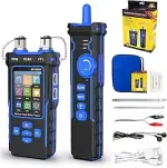 NOYAFA NF-8508 Netzwerkkabeltester mit Optischem Leistungsmesser, Ethernet Kabeltester, RJ45/RJ11...