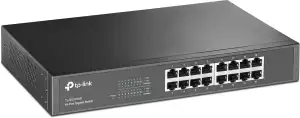 TP-Link TL-SG1016D 16-Port Gigabit-/Netzwerk Switch (Rackmount, 32Gbit/S Switchi