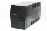Master Power USV, Unterbrechungsfreie Stromversorgung, UPS 650 VA, konstante Ausgangsspannung 360 W, 2 Schuko-Steckdosen