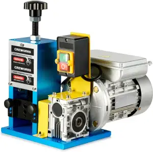 CREWORKS Elektrische Kabelabisoliermaschine 180W Kabelschälmaschine 1,5-25mm Automatische 5-Kanal Kabel Abisoliermaschine Abisolierzange Abisolierwerkzeug Kupferdraht Recycling