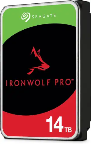 Seagate IronWolf Pro, NAS interne Festplatte 14TB HDD, 3.5 Zoll, 7200 U/Min, CMR