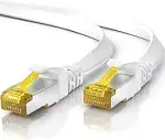 5m CAT 7 Netzwerkkabel Flach, Ethernet Kabel, Gigabit Lan 10 Gbit s, Patchkabel, Flachbandkabel, ...