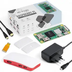db-tronic Raspberry Pi Zero 2 W 512MB Starter Set | Netzteil 13W | Gehäuse mit 3