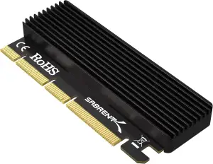 Sabrent NVMe M.2 SSD zu PCIe X16 / X8 / X4 Karte mit Aluminiumkühlkörper(EC-PCIE)