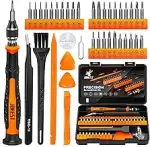 JOREST 40Pcs Feinmechaniker Schraubendreher Set, Mini Werkzeug Set mit Torx T5 T6 T8 T9 T10 T20, ...