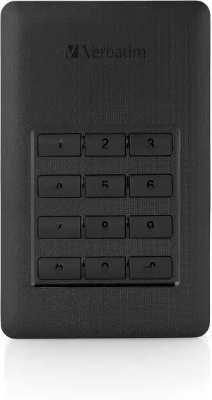 Verbatim Store ‘N’ Go Secure Portable Festplatte 1 TB mit Code-Zugang - externe 