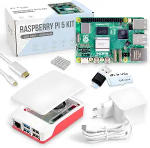 db-tronic Raspberry Pi 5 4GB Starter Set | 64GB Edition | Netzteil 27W | Gehäuse