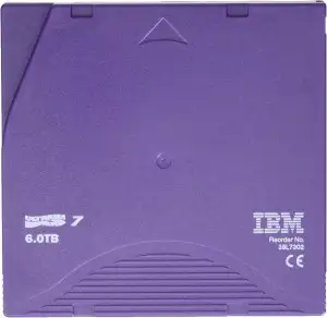 IBM Cartridge LTO Ultrium 7 6/15 TB (BaFe) (B), schwarz, One Size (Packung mit 5