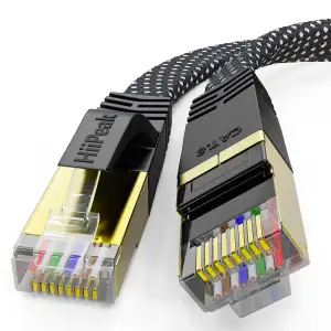 HiiPeak lan kabel 1m cat 8 netzwerkkabel cat 8 ethernet kabel verlegekabel cat 8
