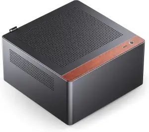 Jonsbo N10 PC-Gehäuse Schwarz – Mini-Tower für Mini-ITX, mit 2 Lüftern, bis 4X 2