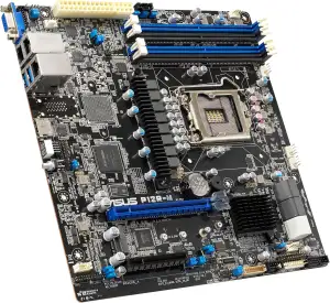 ASUS P12R-M Server Mainboard Sockel Intel LGA 1200 (Micro-ATX, 4X DIMM, 1x M.2, 